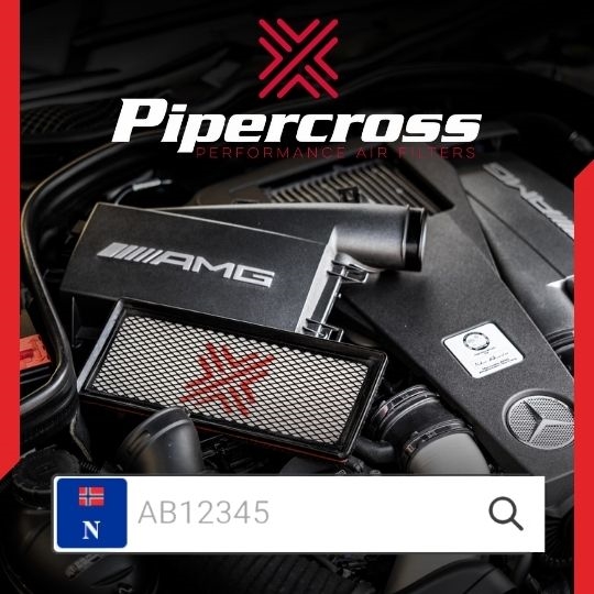 Pipercross performance luftfiltre