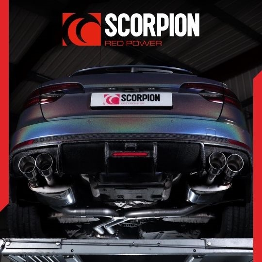 Scorpion Cat-back og Downpipe