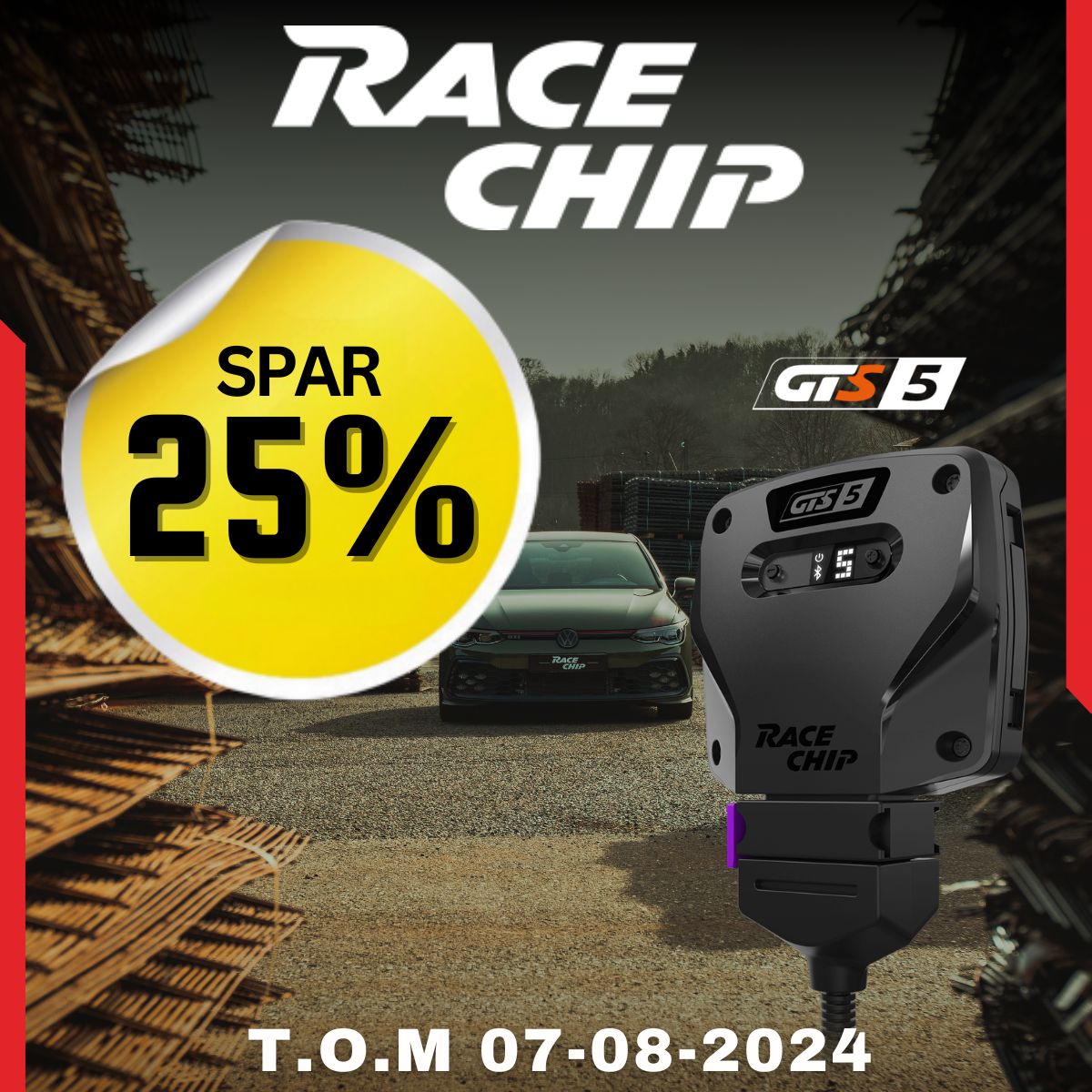 RaceChip feirer bursdag! Spar 25% på RaceChip GTS5 og GTS5 Black.