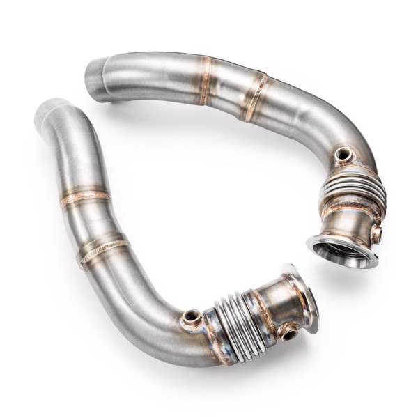 RM Motors Downpipe BMW F16, F86 x6 50ix, x6 M N63N, S63R