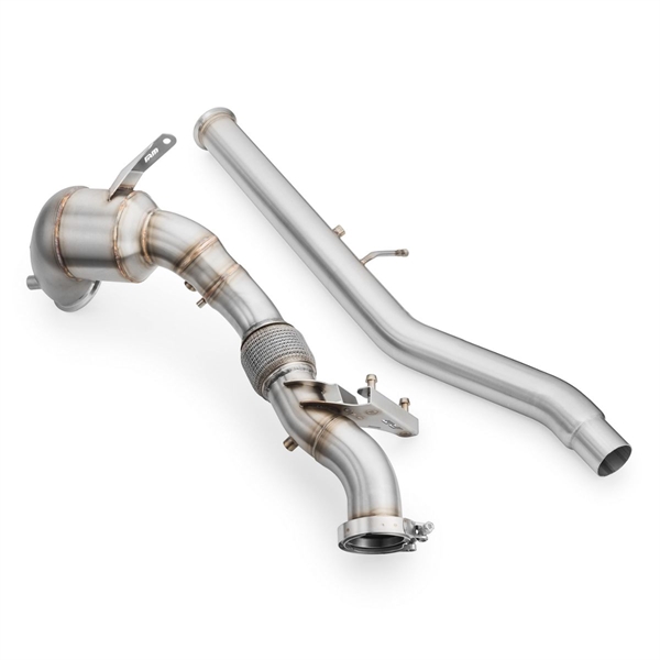 RM Motors Downpipe AUDI S3 8Y 2.0 TFSI+ CATALYST Emission standard - Motorsport - Capacity - 100 cpsi