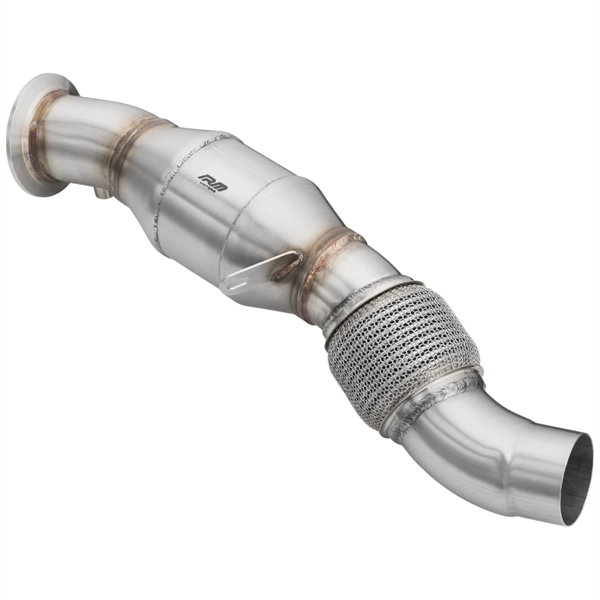 RM Motors Downpipe BMW E90, E91, E92 335d M57N2 +SILENCER