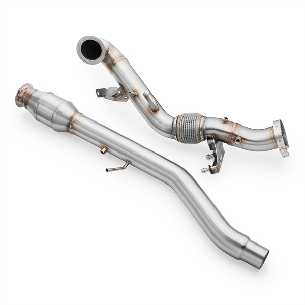 RM Motors Downpipe Seat Leon 2.0 TSI OPF/GPF + Lyddemper