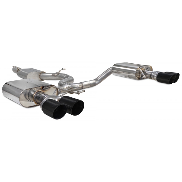 Scorpion Resonated GPF-Back System - Seat Leon - Daytona (Quad) Ceramic