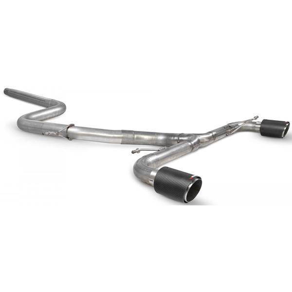 Scorpion Non-Resonated Predator Cat-Back System - VW Scirocco R - Ascari